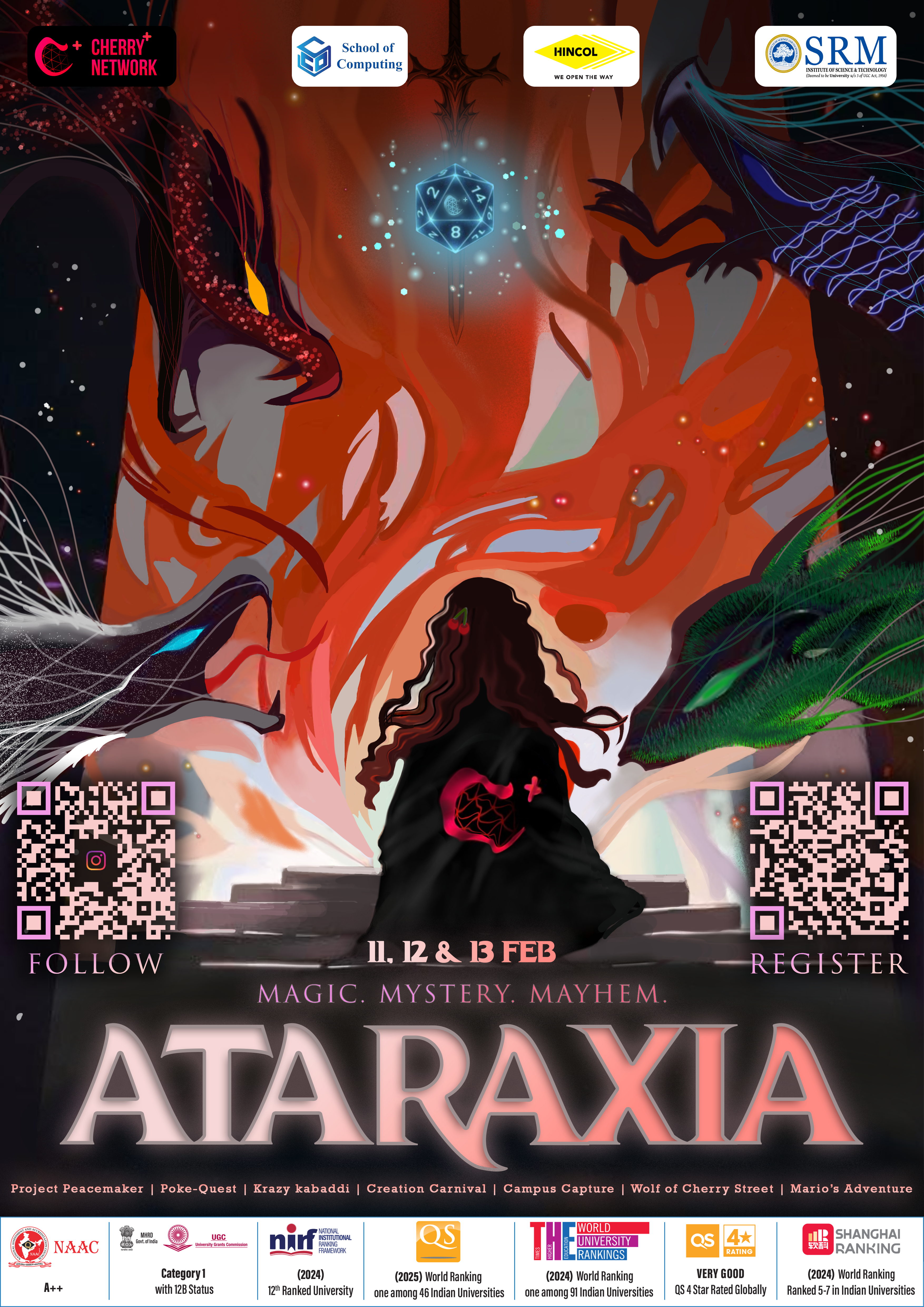 Ataraxia 2.0 event poster
